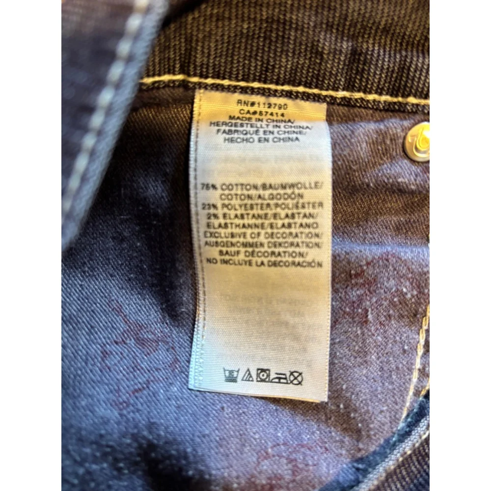 TRUE RELIGION Ricky Corduroy Pants RARE Y2K Charcoal Gray Vintage Men's 34 - Picture 7 of 8